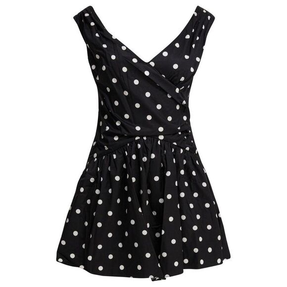 SELF-PORTRAIT Guipure Lace Midi Dress Women BLACK Dresses - Picture 2 of 5